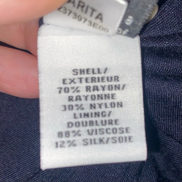 Diane Von Furstenberg  Size 8 Navy Blue Zarita Lace Dress with Zipper - Picture 7 of 16